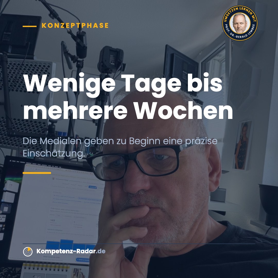 Wenige Tage bis mehrere Wochen – Seite 1