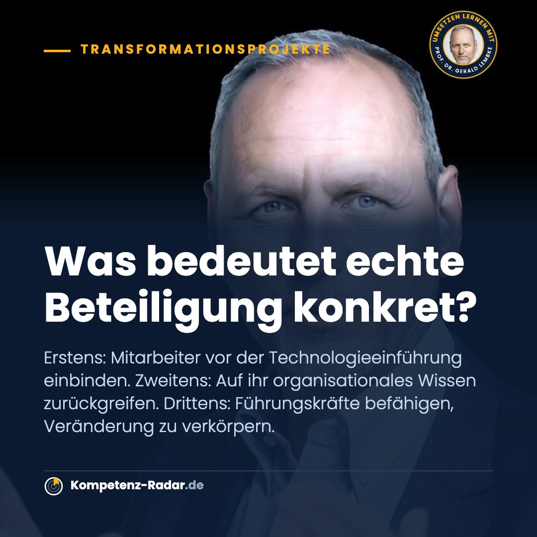 Warum 70 Prozent an fehlender Beteiligung scheitern – Seite 5