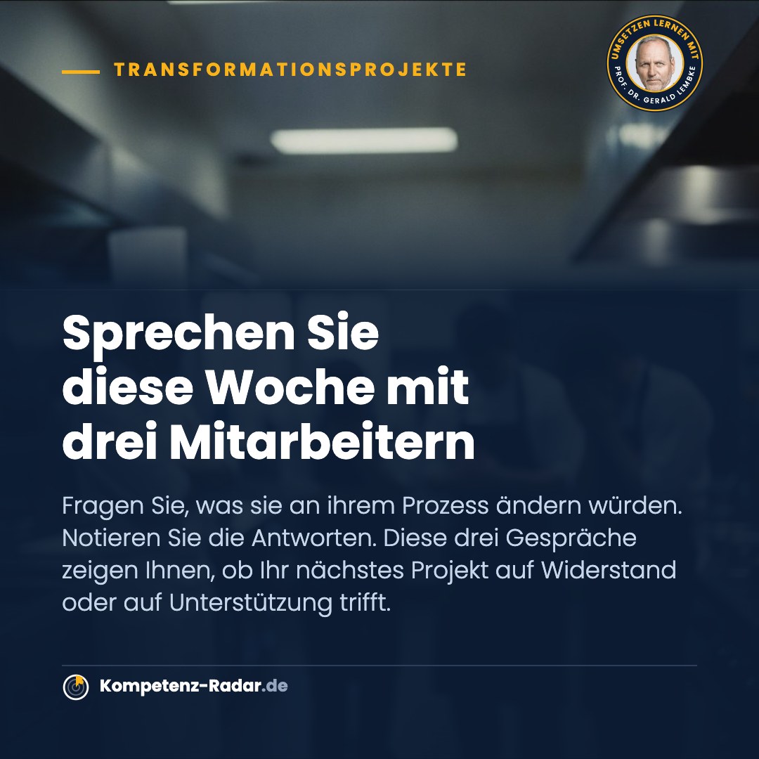 Warum 70 Prozent an fehlender Beteiligung scheitern – Seite 6