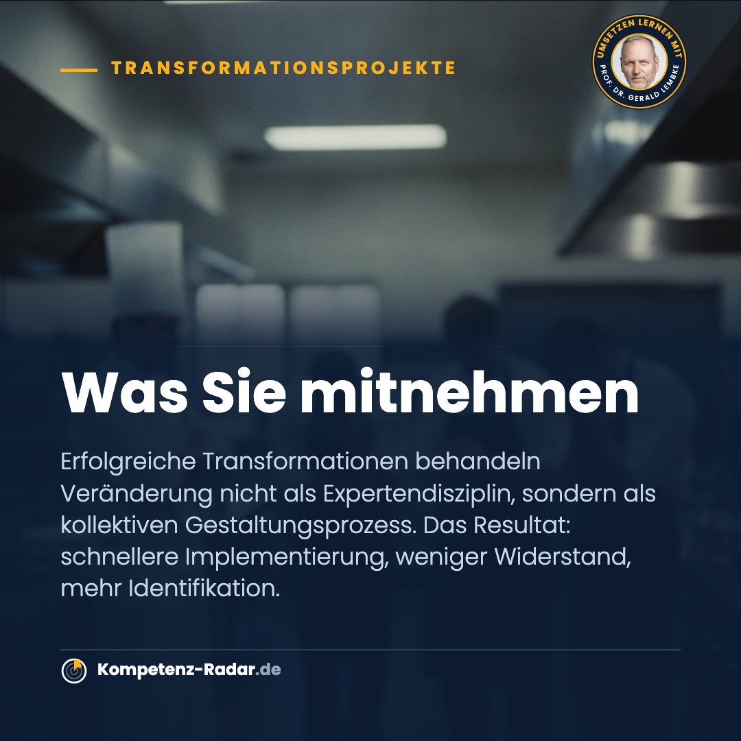 Warum 70 Prozent an fehlender Beteiligung scheitern – Seite 7